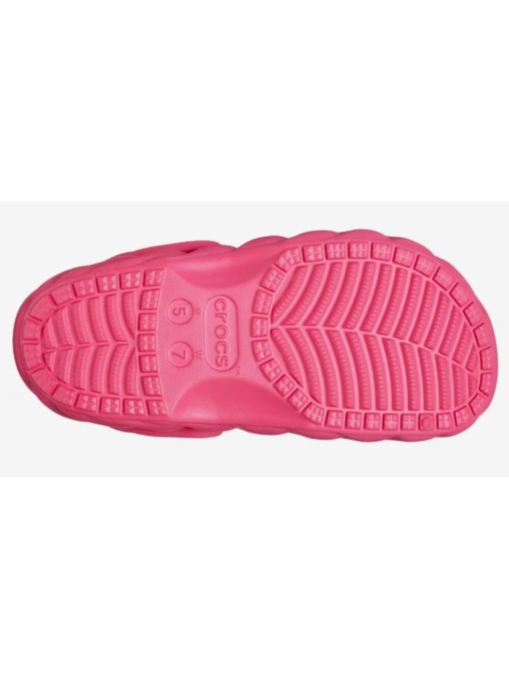 NEW Crocs Classic Lined Overpuff Clog Scarlet Pink Size Womens 6 $65 [jb] - Picture 6 of 16